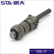 MIL-C-5015 Military Assembly Connector 2pin Sensor Connector MS3106A10SL-4